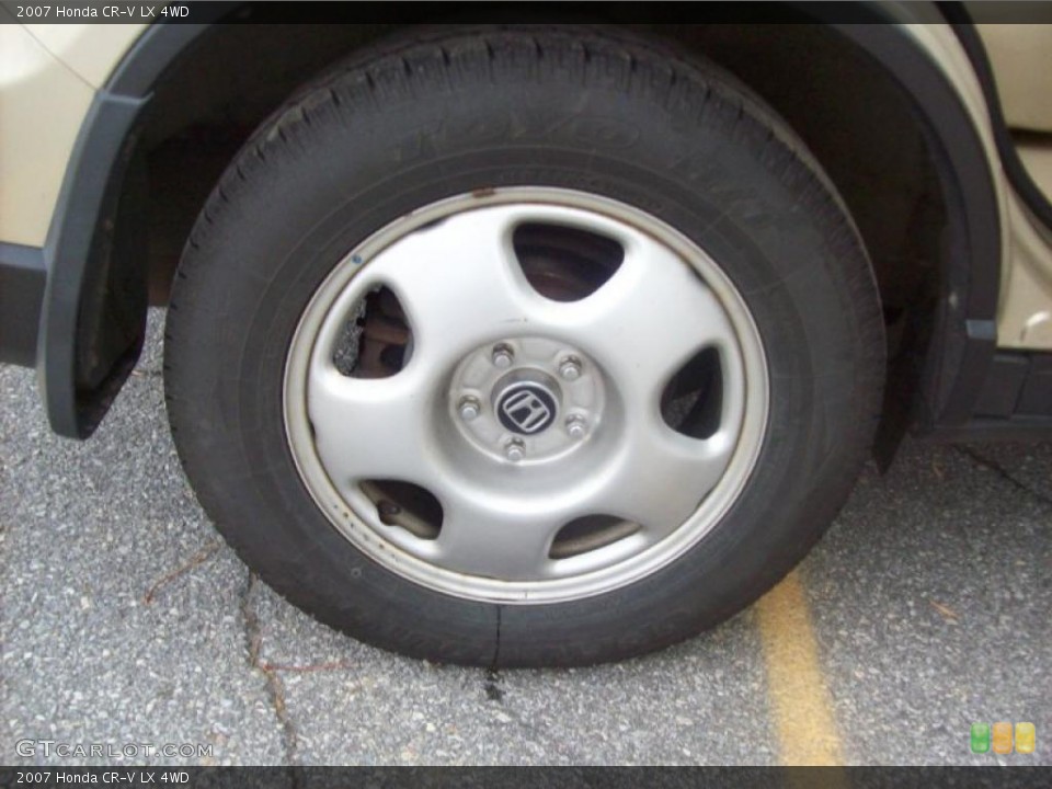 2007 Honda CR-V LX 4WD Wheel and Tire Photo #38387315