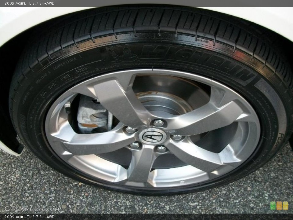 2009 Acura TL 3.7 SH-AWD Wheel and Tire Photo #38388851