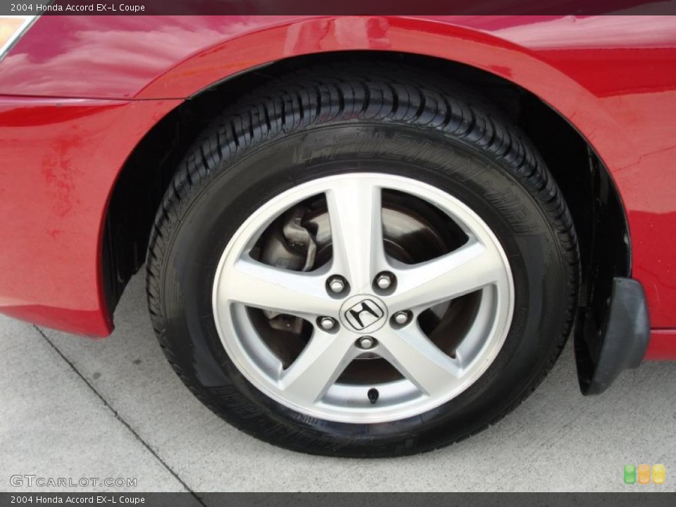 2004 Honda Accord EX-L Coupe Wheel and Tire Photo #38389987