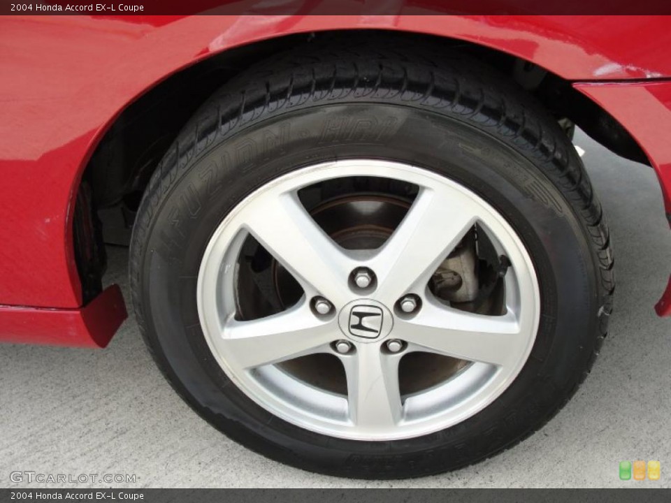 2004 Honda Accord EX-L Coupe Wheel and Tire Photo #38390003