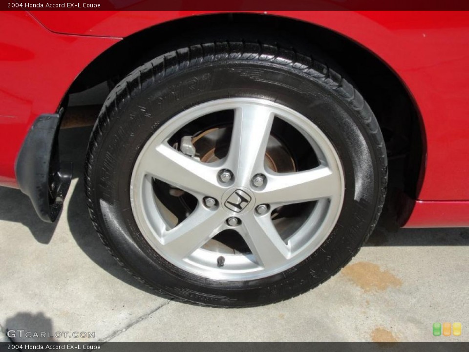 2004 Honda Accord EX-L Coupe Wheel and Tire Photo #38390023