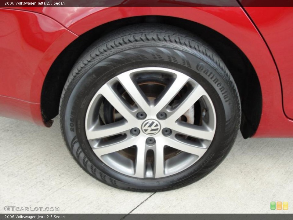 2006 Volkswagen Jetta 2.5 Sedan Wheel and Tire Photo #38391960