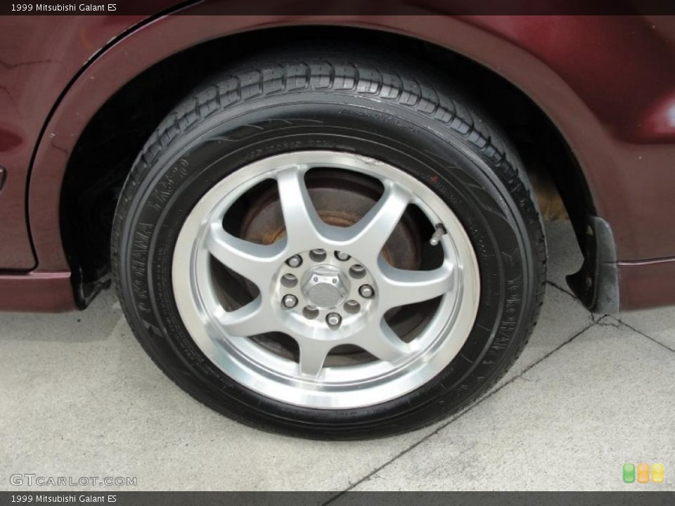 1999 Mitsubishi Galant Custom Wheel and Tire Photo #38394188