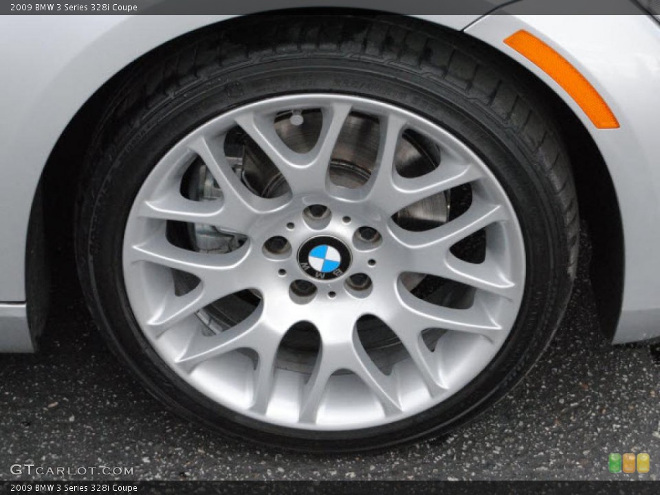 2009 BMW 3 Series 328i Coupe Wheel and Tire Photo #38401232