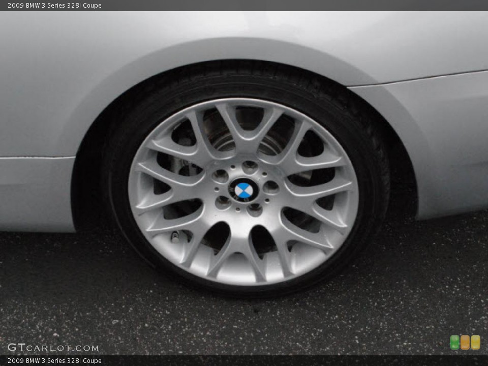 2009 BMW 3 Series 328i Coupe Wheel and Tire Photo #38401412