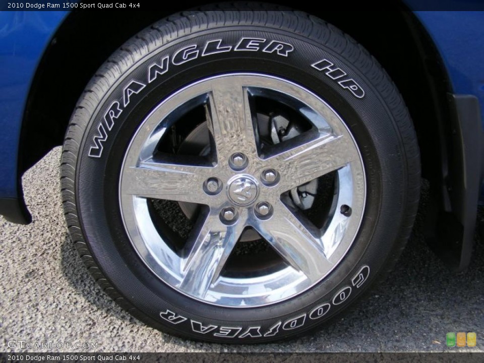 2010 Dodge Ram 1500 Sport Quad Cab 4x4 Wheel and Tire Photo #38404664
