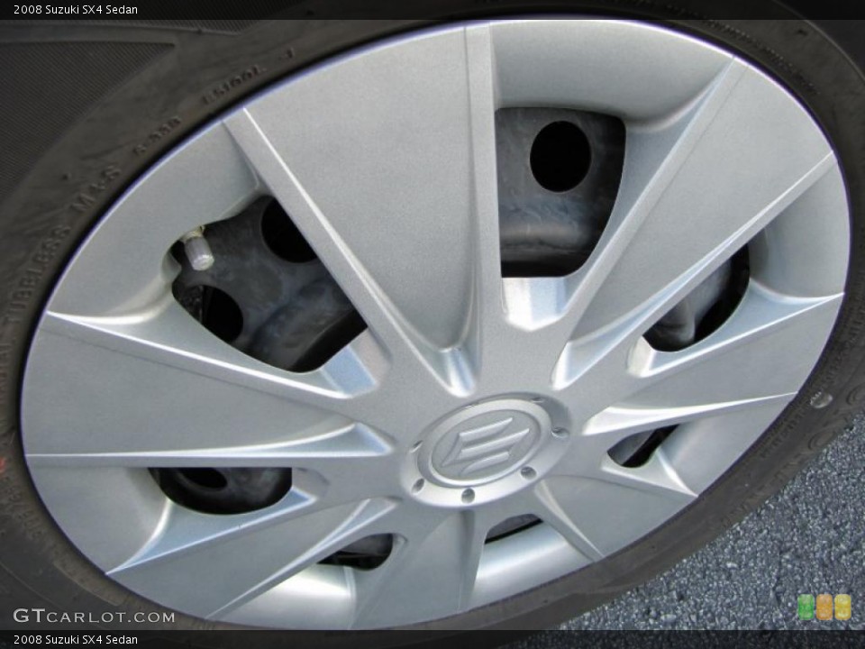 2008 Suzuki SX4 Sedan Wheel and Tire Photo #38405082