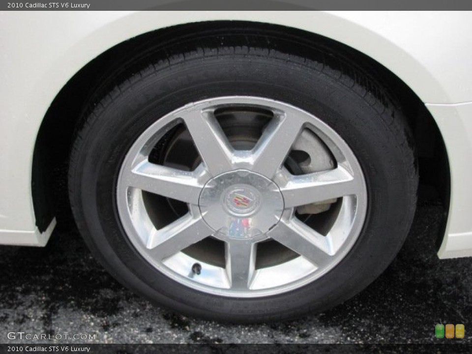 2010 Cadillac STS V6 Luxury Wheel and Tire Photo #38407568