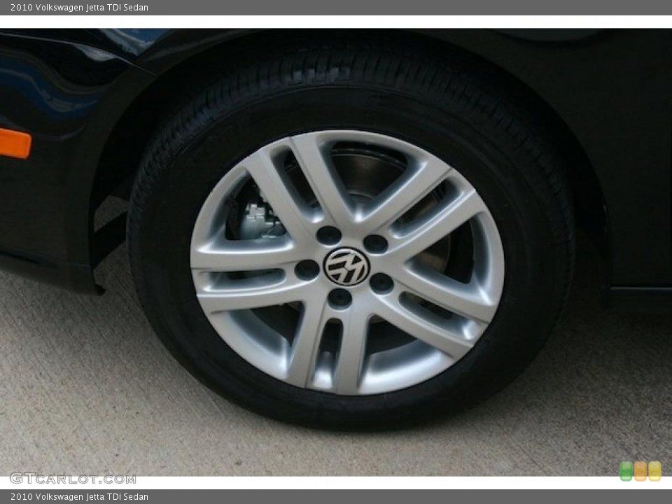 2010 Volkswagen Jetta TDI Sedan Wheel and Tire Photo #38408948
