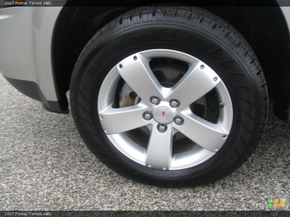 2007 Pontiac Torrent AWD Wheel and Tire Photo #38409352