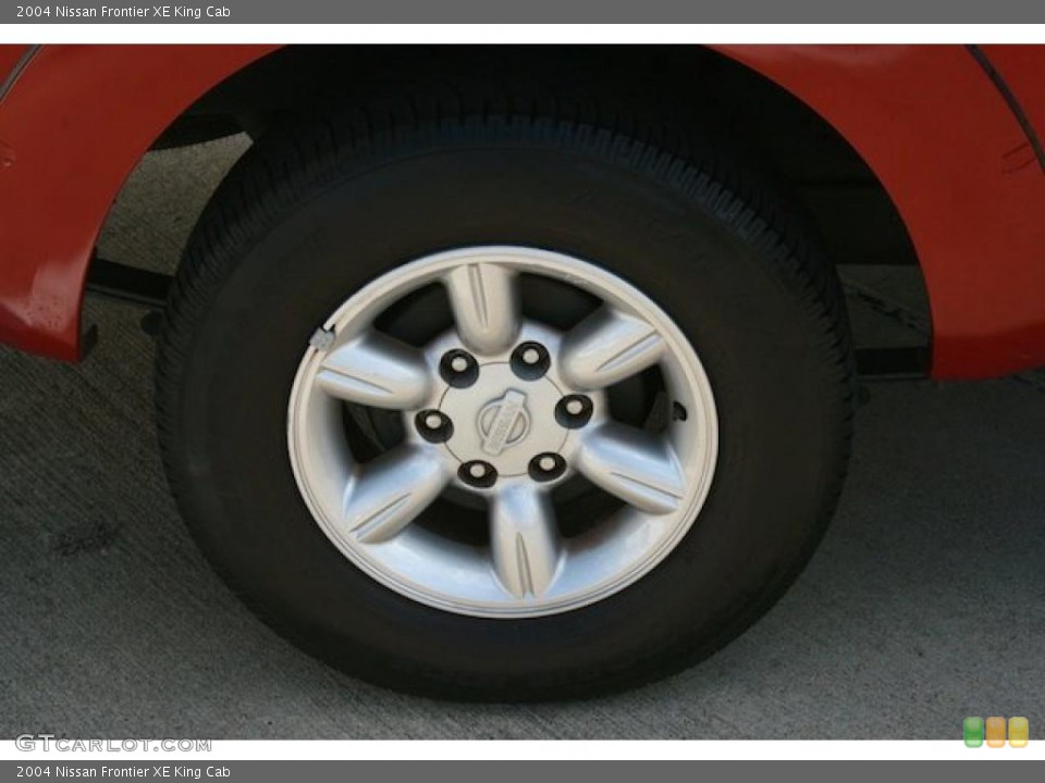 2004 Nissan Frontier XE King Cab Wheel and Tire Photo #38409632