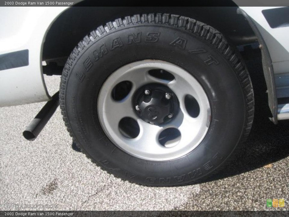 2003 Dodge Ram Van 1500 Passenger Wheel and Tire Photo #38409976