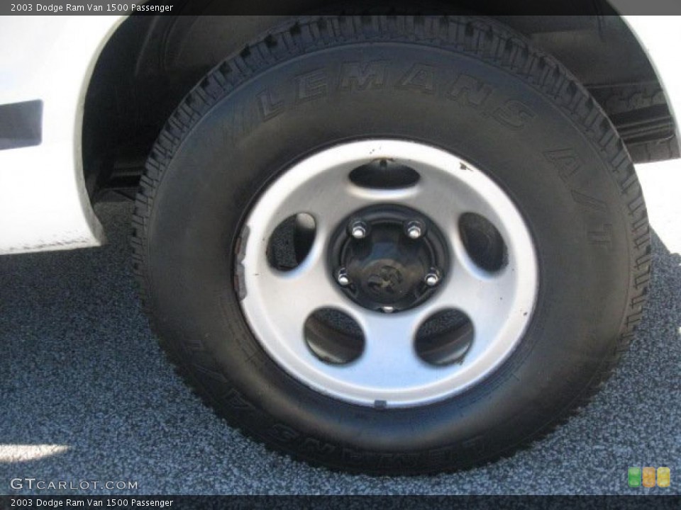 2003 Dodge Ram Van 1500 Passenger Wheel and Tire Photo #38410416