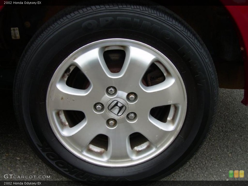 2002 Honda Odyssey EX Wheel and Tire Photo #38421378