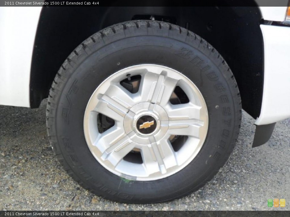 2011 Chevrolet Silverado 1500 LT Extended Cab 4x4 Wheel and Tire Photo #38424161