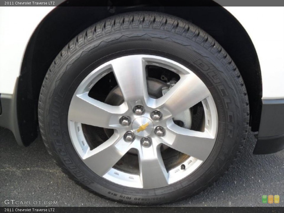 2011 Chevrolet Traverse LTZ Wheel and Tire Photo #38426205