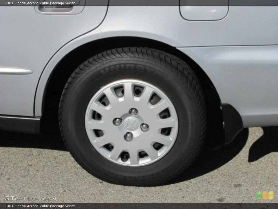 2001 Honda Accord Value Package Sedan Wheel and Tire Photo #38427425