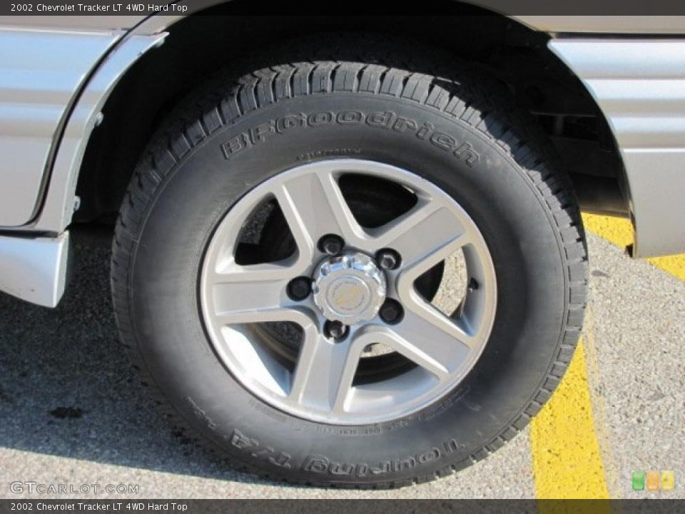 2002 Chevrolet Tracker LT 4WD Hard Top Wheel and Tire Photo #38429265