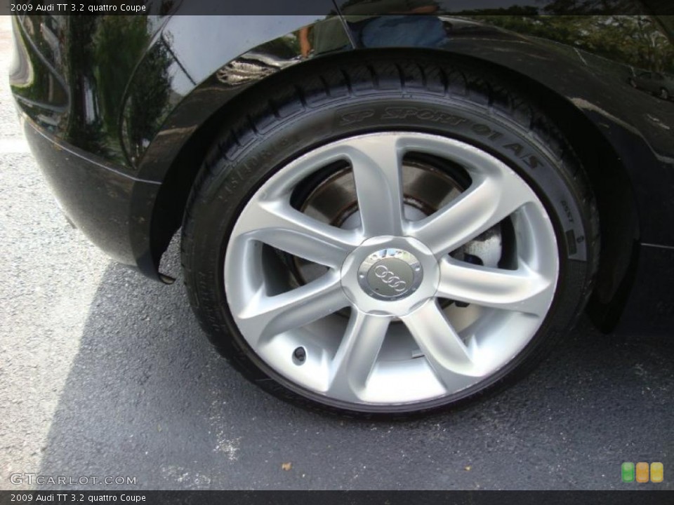 2009 Audi TT 3.2 quattro Coupe Wheel and Tire Photo #38430525