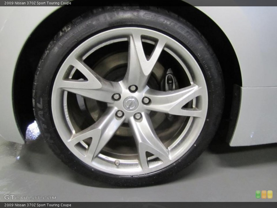 2009 Nissan 370Z Sport Touring Coupe Wheel and Tire Photo #38431325