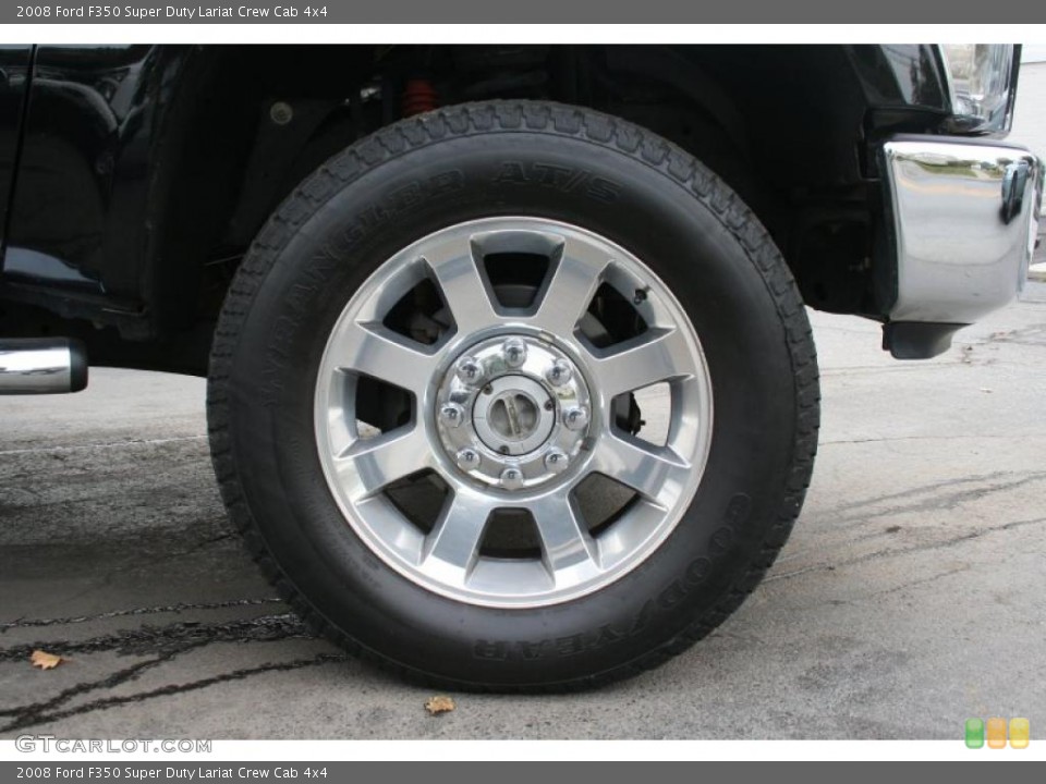 2008 Ford F350 Super Duty Lariat Crew Cab 4x4 Wheel and Tire Photo #38432811