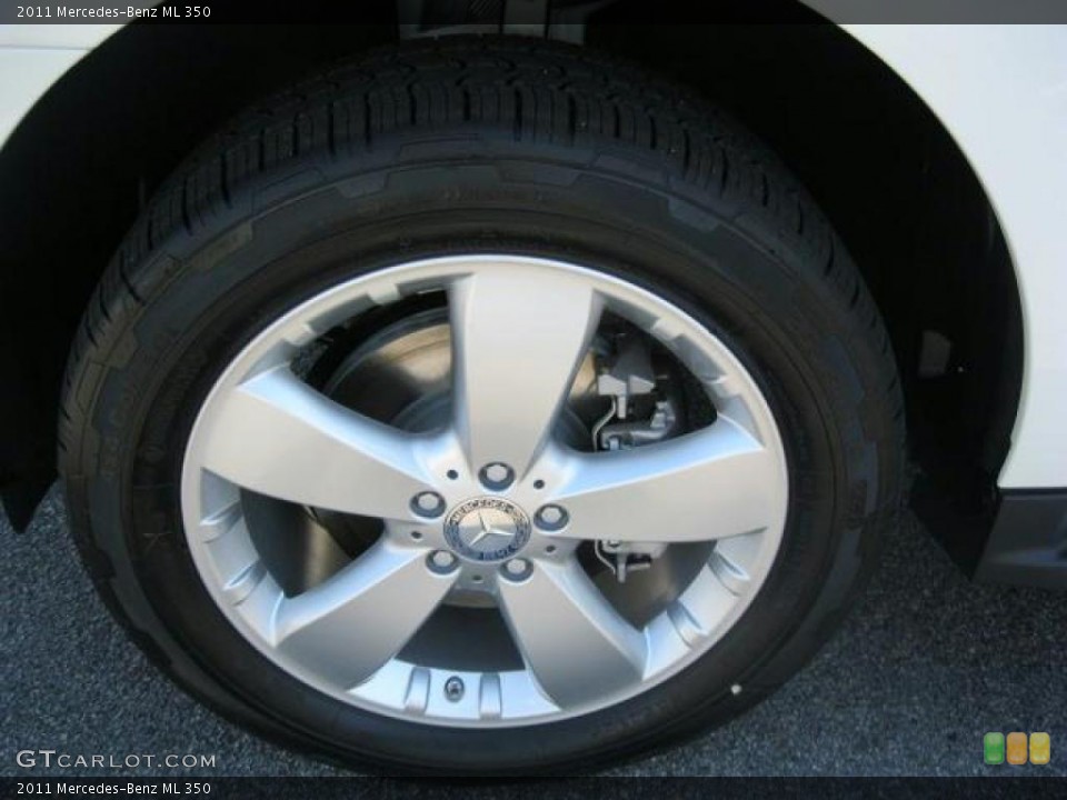2011 Mercedes-Benz ML 350 Wheel and Tire Photo #38432844
