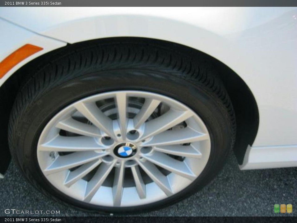 2011 BMW 3 Series 335i Sedan Wheel and Tire Photo #38433116