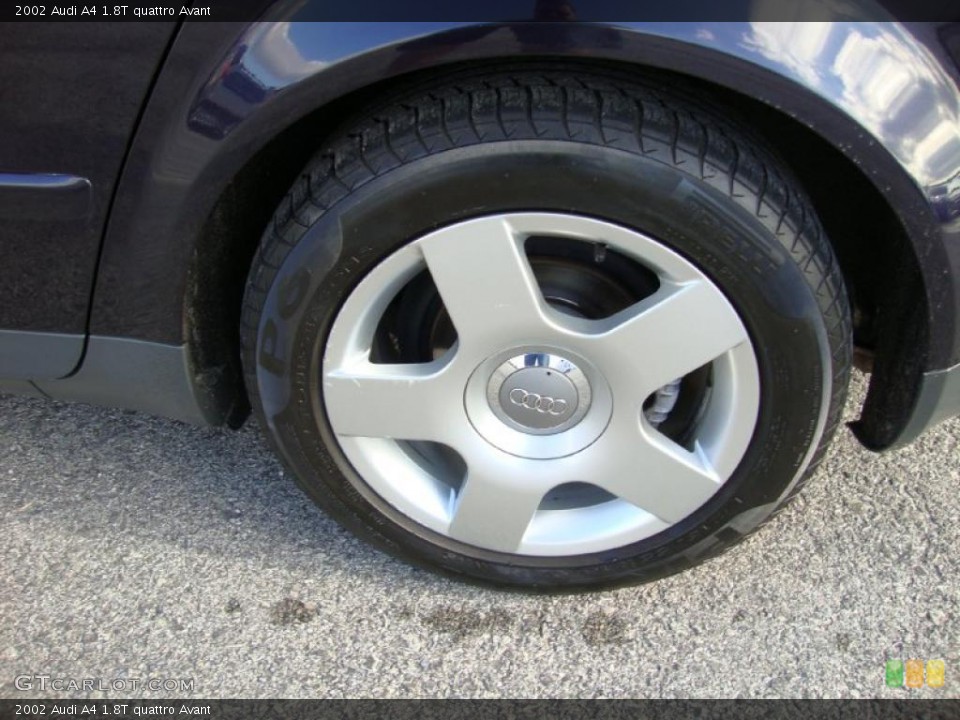2002 Audi A4 1.8T quattro Avant Wheel and Tire Photo #38433232