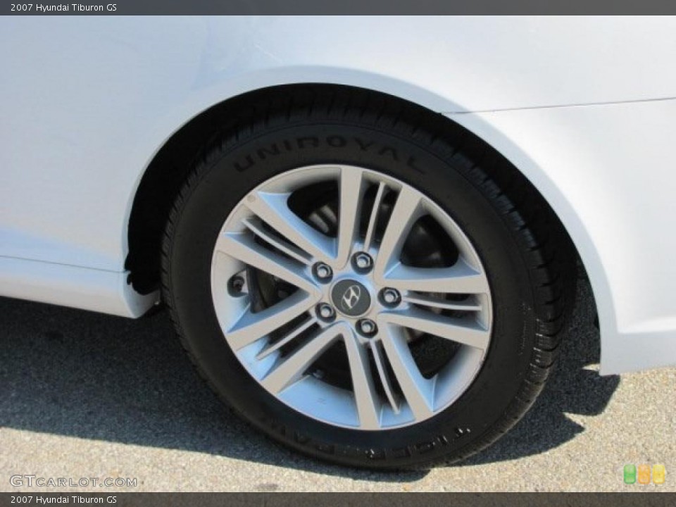 2007 Hyundai Tiburon GS Wheel and Tire Photo #38433784