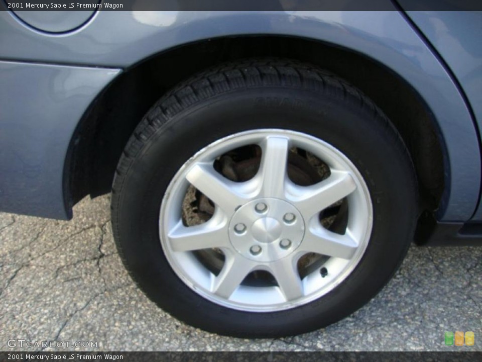 2001 Mercury Sable LS Premium Wagon Wheel and Tire Photo #38433896