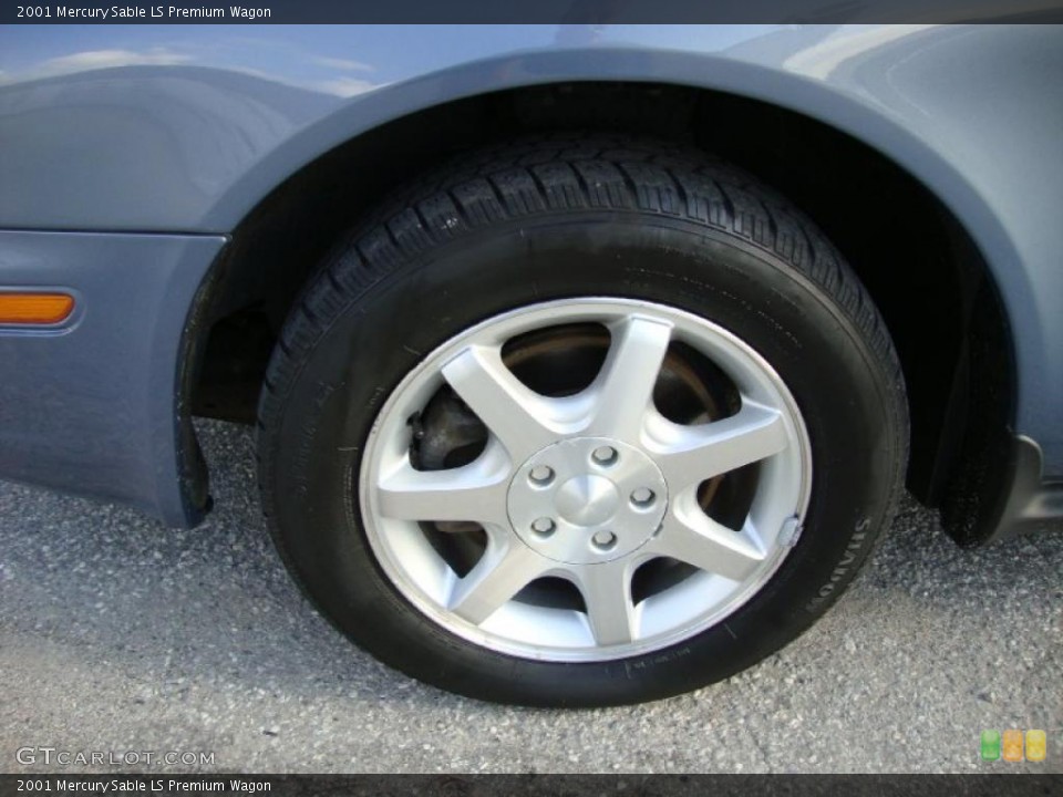 2001 Mercury Sable LS Premium Wagon Wheel and Tire Photo #38434012