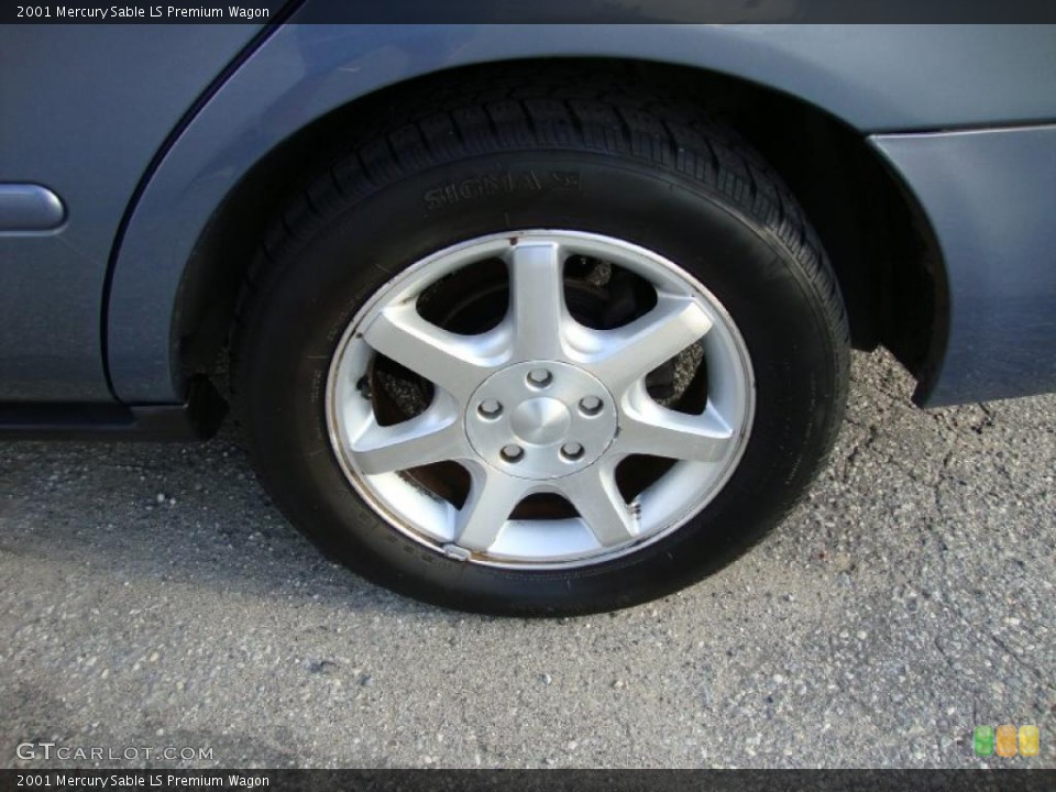 2001 Mercury Sable LS Premium Wagon Wheel and Tire Photo #38434028