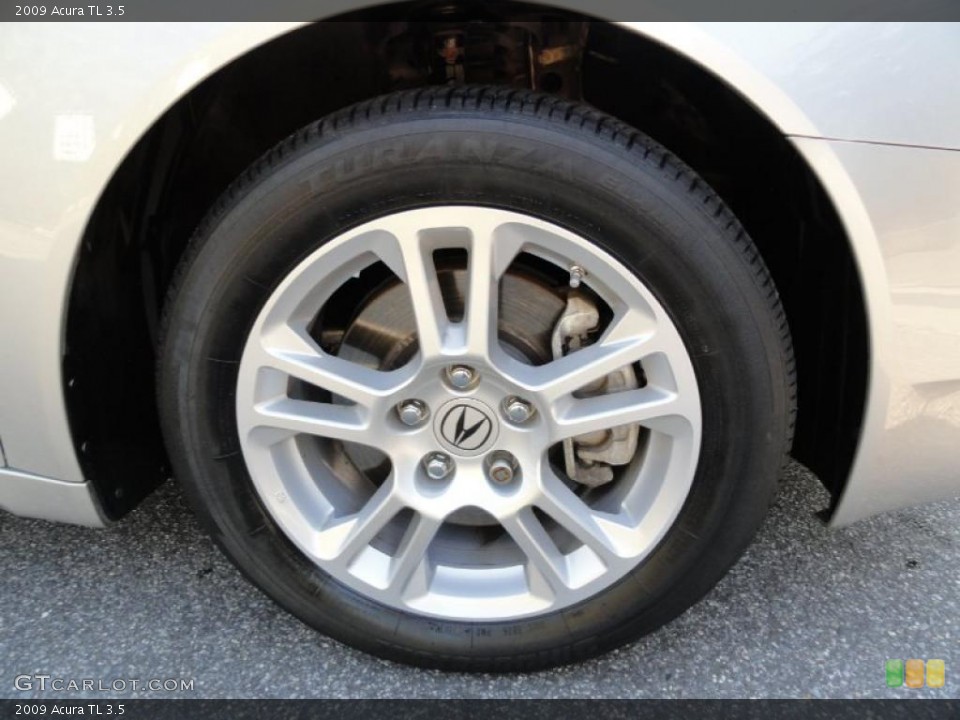 2009 Acura TL 3.5 Wheel and Tire Photo #38434480