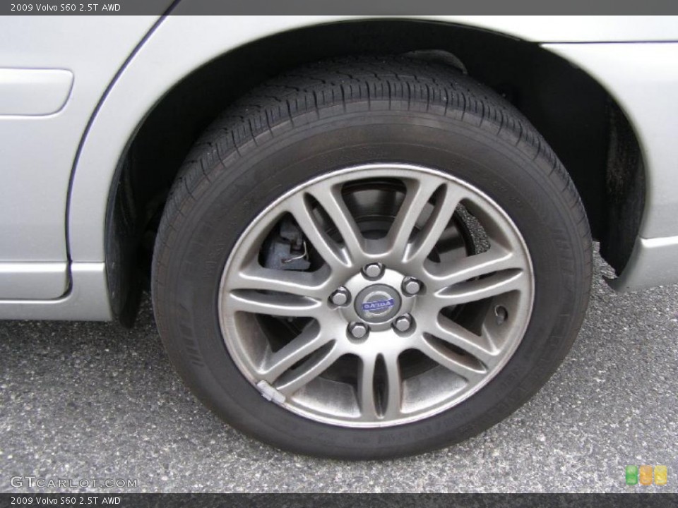 2009 Volvo S60 2.5T AWD Wheel and Tire Photo #38441320