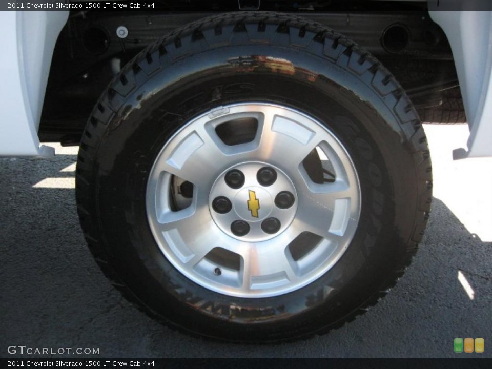 2011 Chevrolet Silverado 1500 LT Crew Cab 4x4 Wheel and Tire Photo #38442932