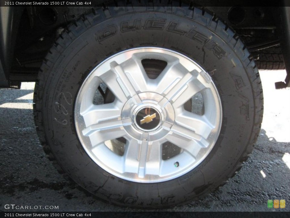 2011 Chevrolet Silverado 1500 LT Crew Cab 4x4 Wheel and Tire Photo #38443184