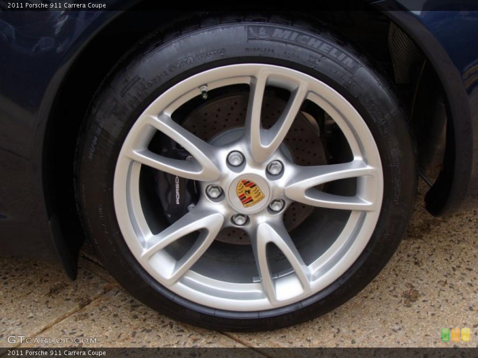 2011 Porsche 911 Carrera Coupe Wheel and Tire Photo #38446448