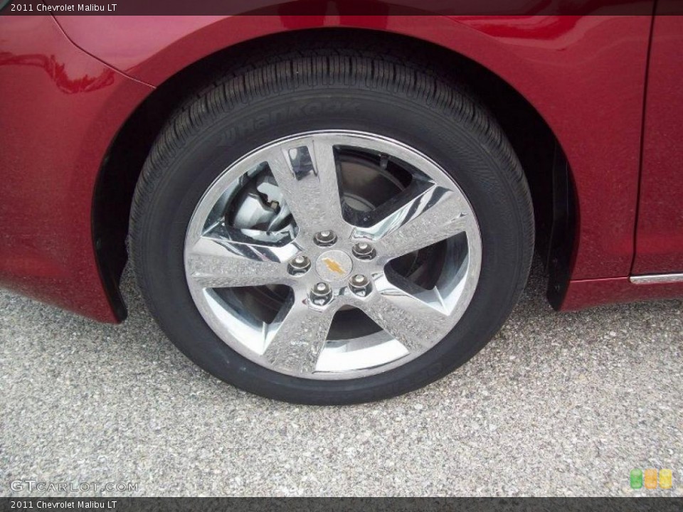 2011 Chevrolet Malibu LT Wheel and Tire Photo #38446524