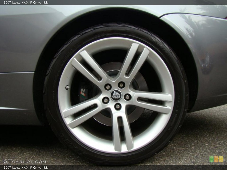 2007 Jaguar XK XKR Convertible Wheel and Tire Photo #38446620