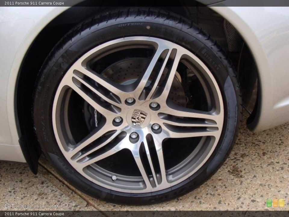 2011 Porsche 911 Carrera Coupe Wheel and Tire Photo #38446736