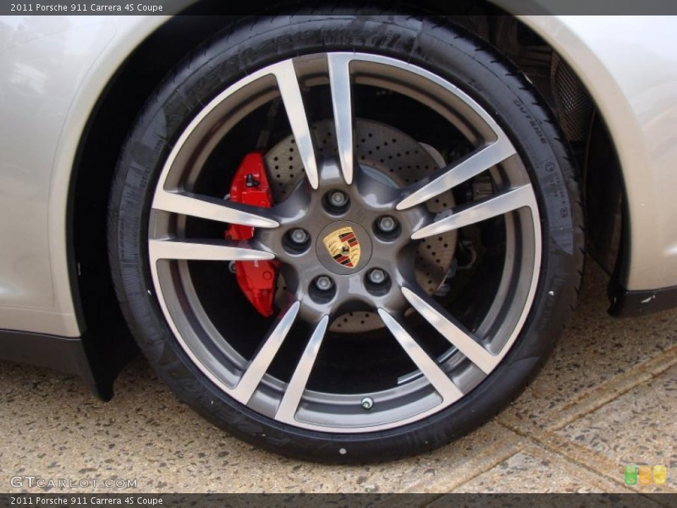 2011 Porsche 911 Carrera 4S Coupe Wheel and Tire Photo #38447356