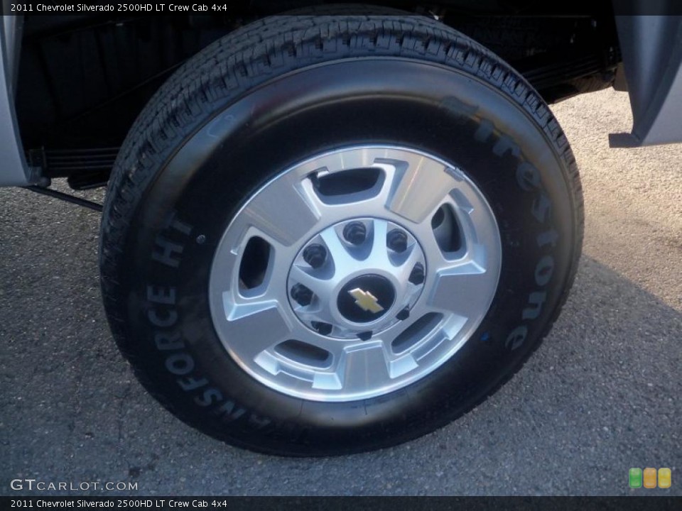 2011 Chevrolet Silverado 2500HD LT Crew Cab 4x4 Wheel and Tire Photo #38450252