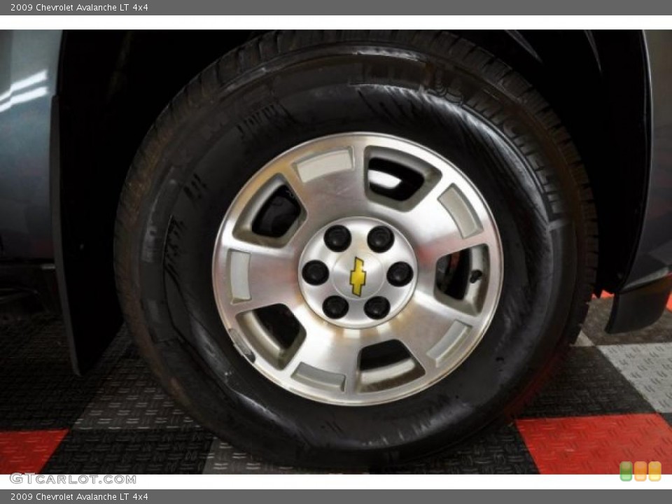 2009 Chevrolet Avalanche LT 4x4 Wheel and Tire Photo #38450280