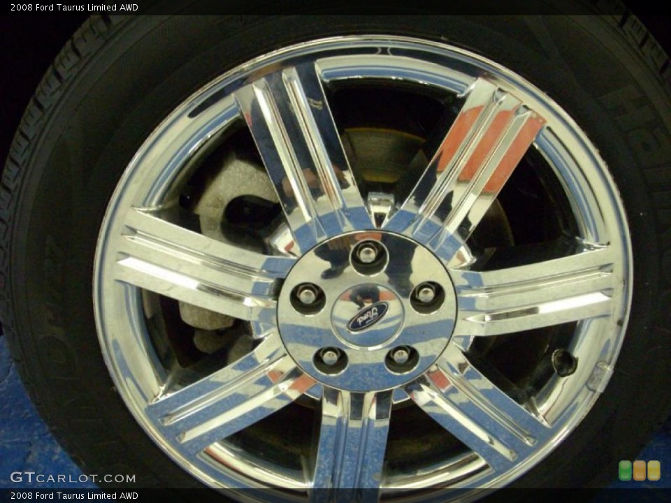 2008 Ford Taurus Limited AWD Wheel and Tire Photo #38450452
