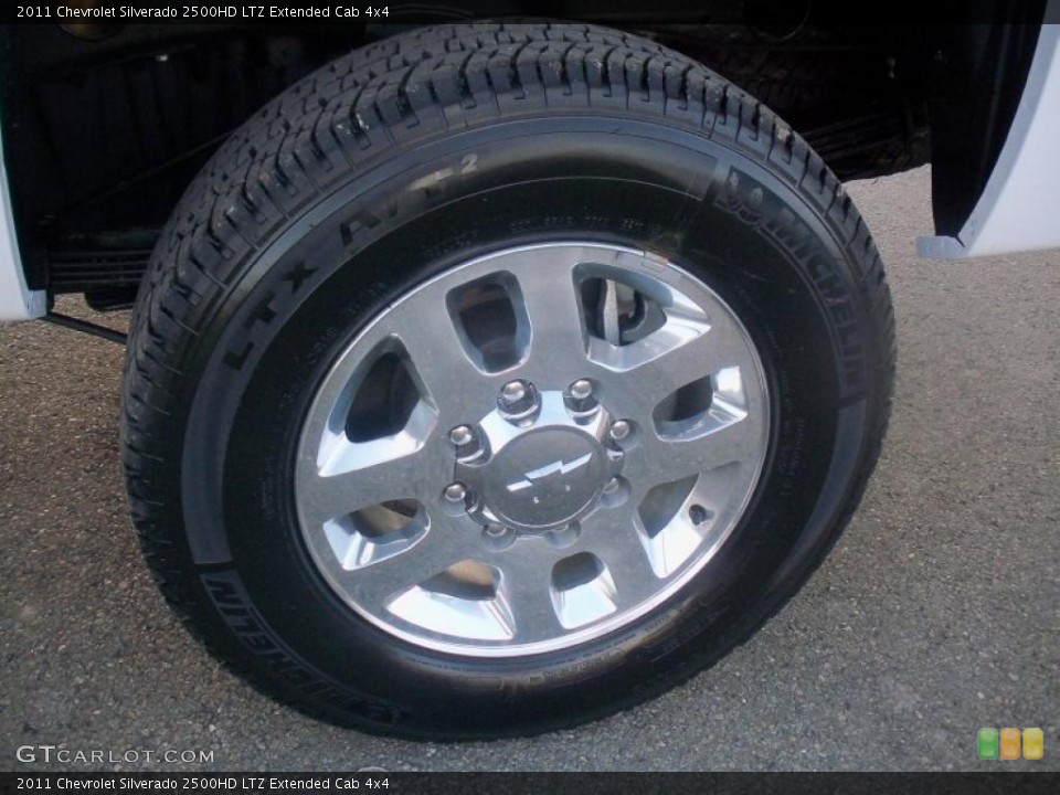 2011 Chevrolet Silverado 2500HD LTZ Extended Cab 4x4 Wheel and Tire Photo #38450920