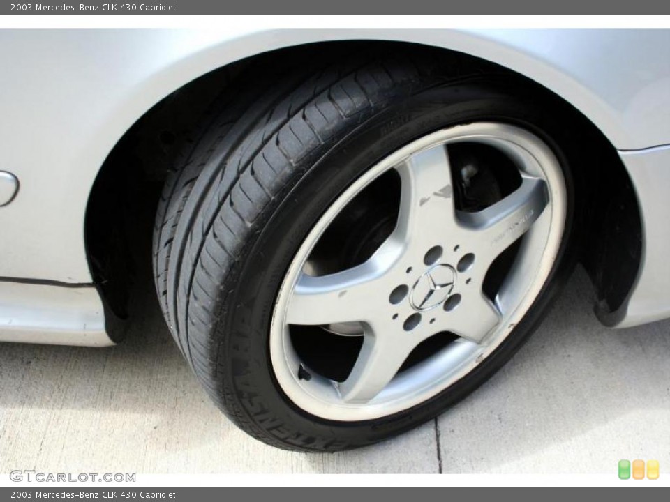 2003 Mercedes-Benz CLK 430 Cabriolet Wheel and Tire Photo #38452340