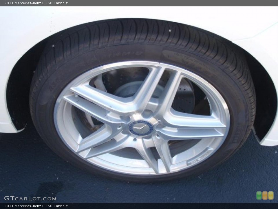 2011 Mercedes-Benz E 350 Cabriolet Wheel and Tire Photo #38453132