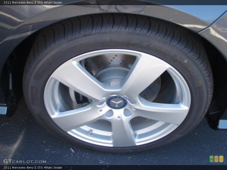 2011 Mercedes-Benz E 350 4Matic Sedan Wheel and Tire Photo #38453680