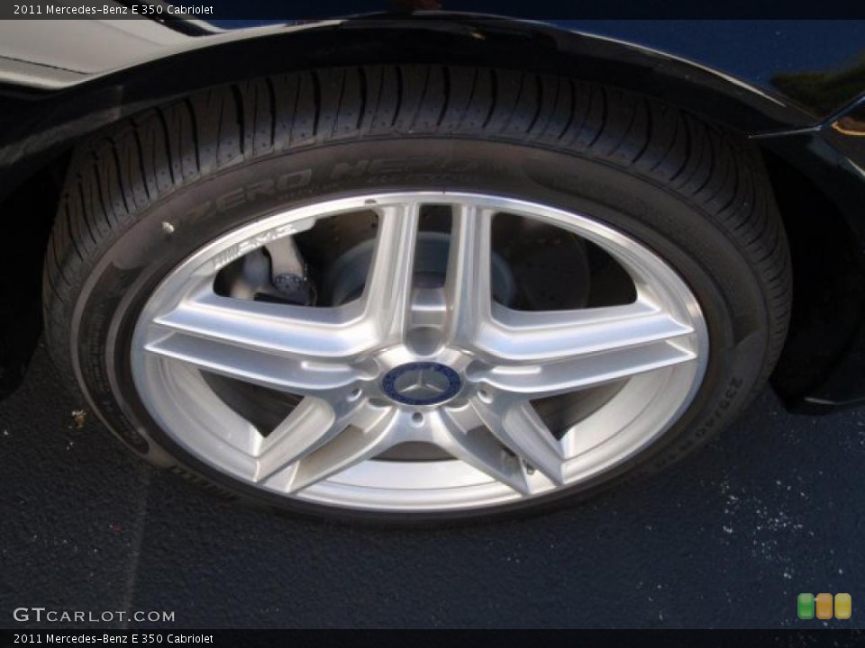 2011 Mercedes-Benz E 350 Cabriolet Wheel and Tire Photo #38453797