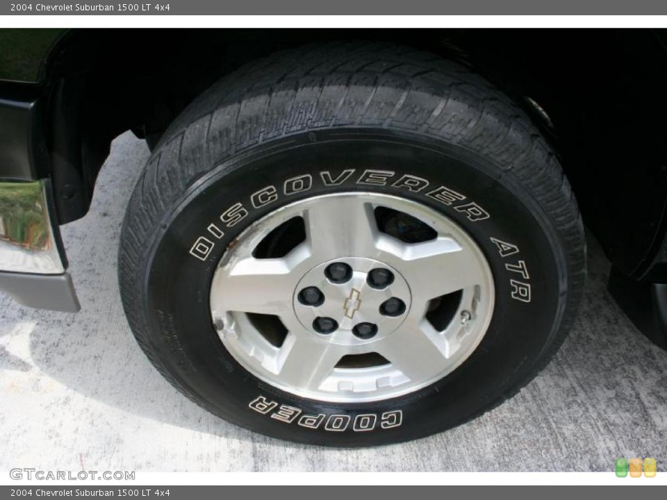 2004 Chevrolet Suburban 1500 LT 4x4 Wheel and Tire Photo #38454025